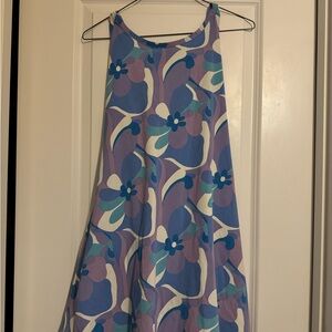 Groovy Floral Patterned Outdoor Voices Athletic Dress